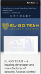 Mobile Screenshot of elgoteam.com